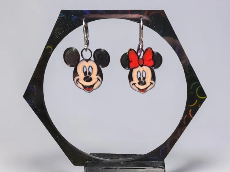 Mickey and Minnie Earringgs