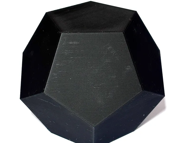 Dodecahedron Shape Geometry 3D