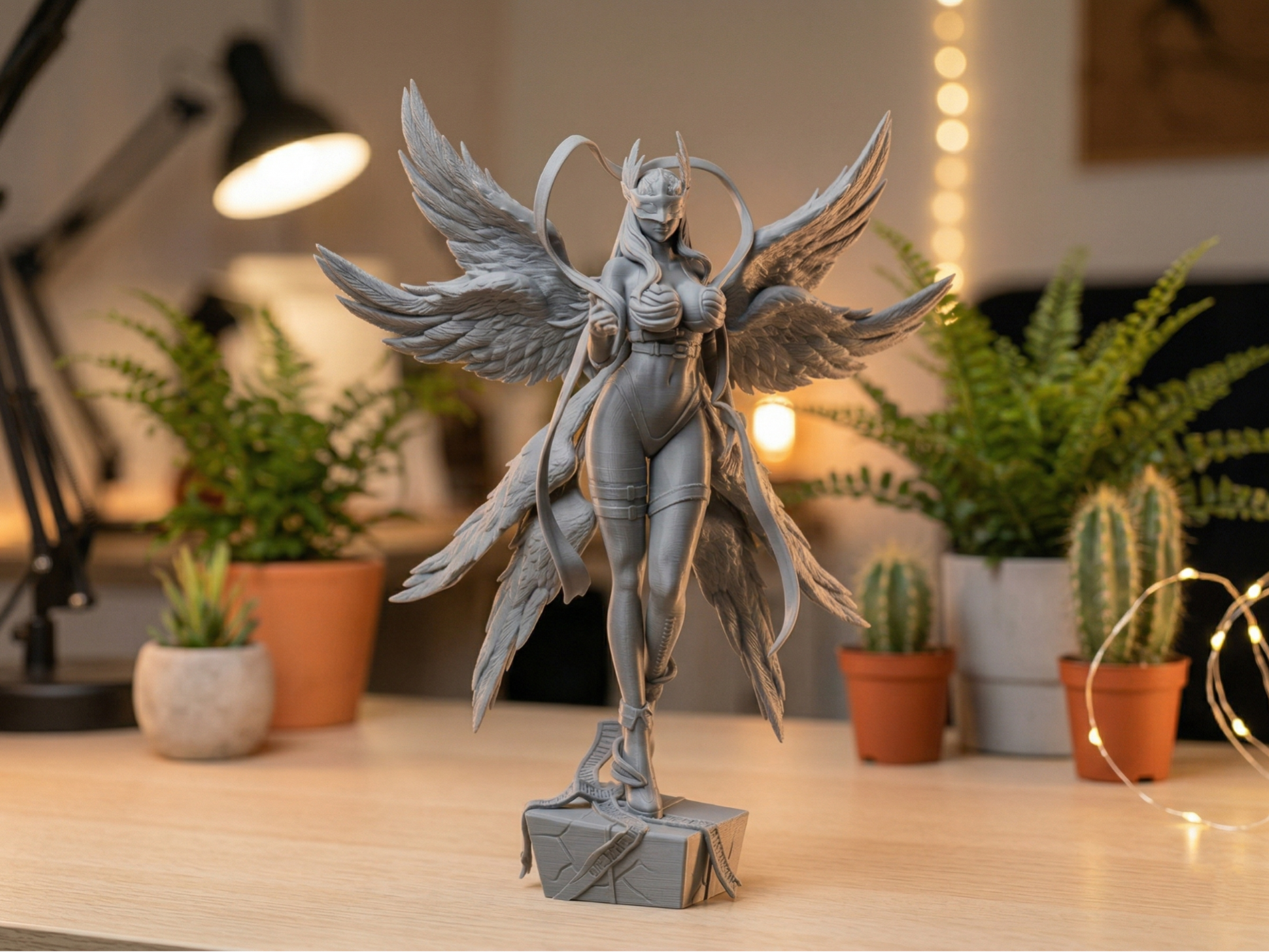 Divine Winged Goddess - Angewomon