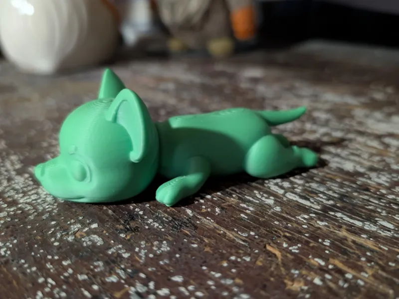 "Art Toy" Chihuahua Figure - Multicolor AMS Ready