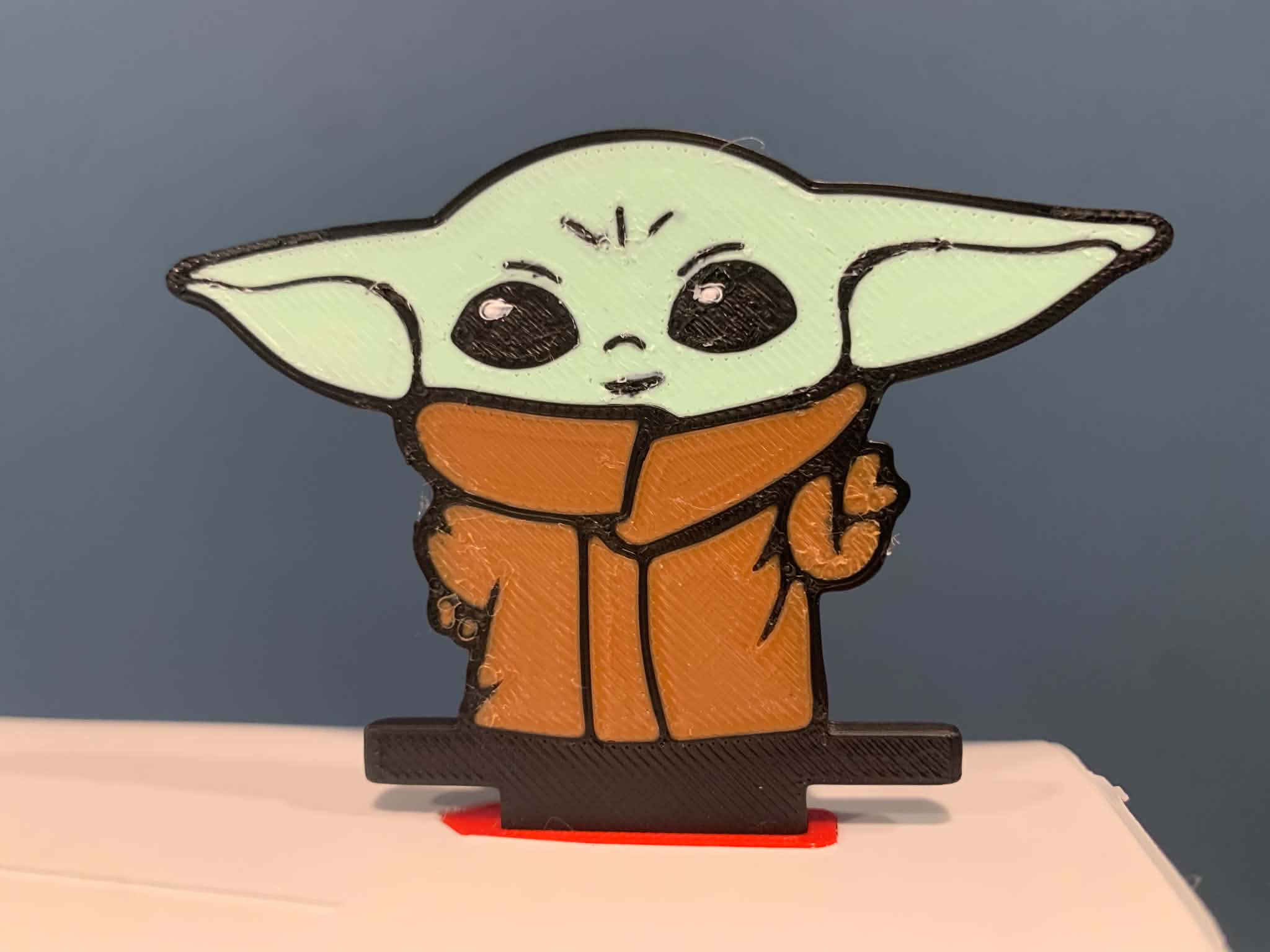 Grogu Only Piece - 0.2mm layer, 4 walls, 3% infill