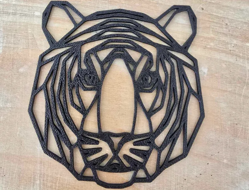Tiger 2D Geometric Art