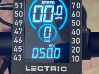 Lectric XPress 1 Battery Info Screen Cover