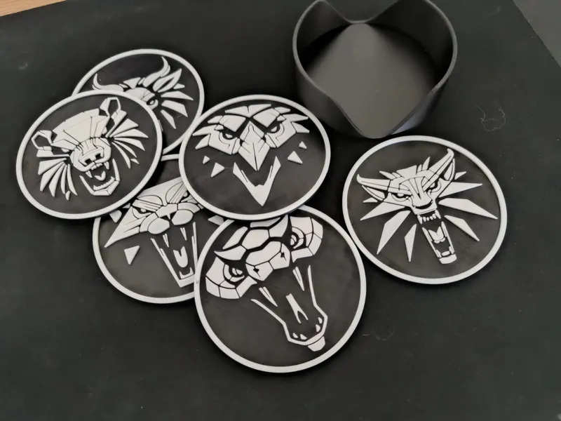 The Witcher Schools Coaster Set