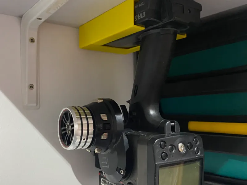 soporte emisora futaba 3pk y jamara ccx pro