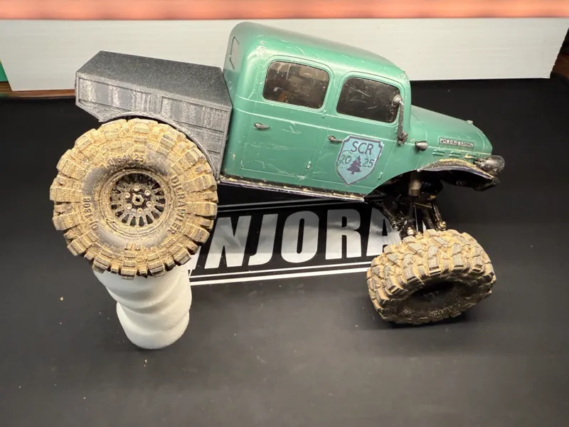 scx24 Power Wagon dovetail/pinched bed