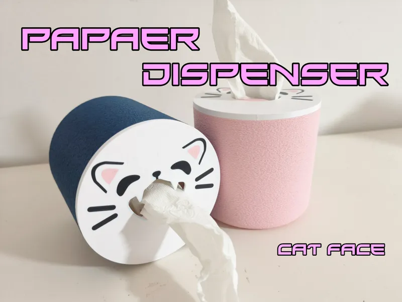 (Toilet) PaperDispenser (CatFace)
