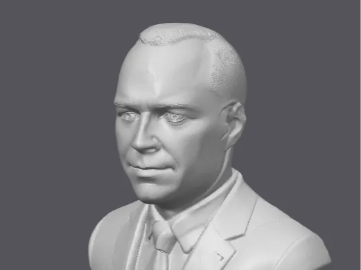 Karol Nawrocki bust
