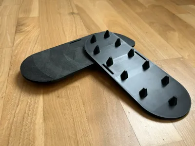 Spiked shoes for Epoxy or self leveling compound