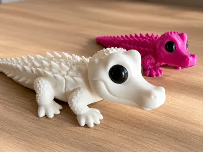 Flexi Chibi Crocodile – Articulated Cute Croc