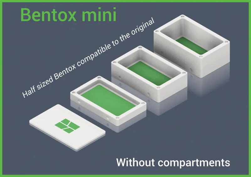 Bentox mini - stackable magnetic sorting system