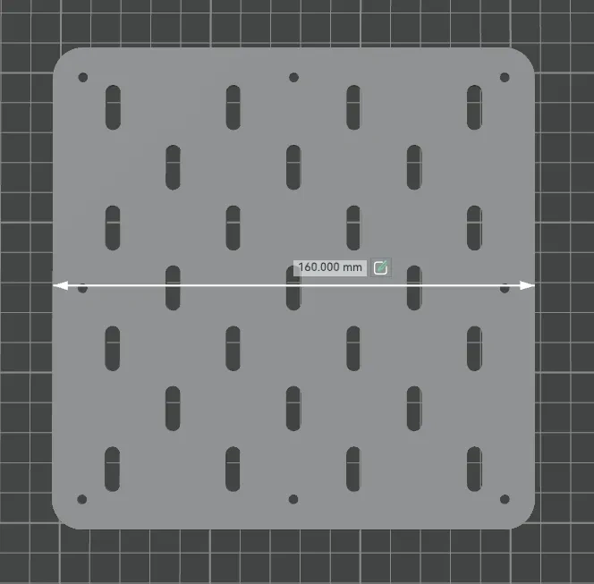 Miniatura 1 do modelo 3D 桌面立式 宜家 洞洞板V2 