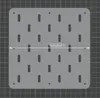160mm Pegboard, fits A1 mini 0.2mm layer, 2 walls, 15% infill