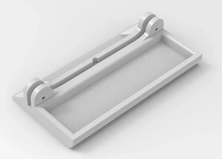 Miniatura 7 do modelo 3D 桌面立式 宜家 洞洞板V2 