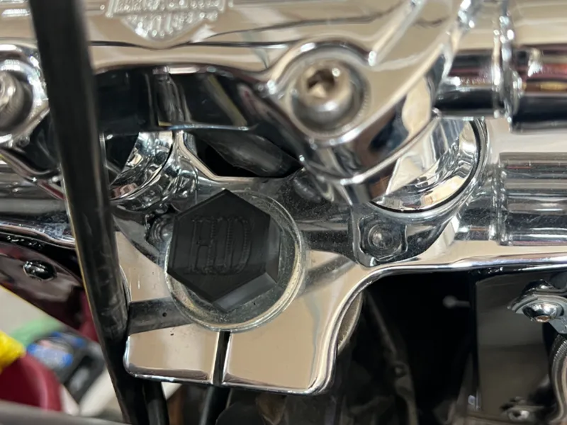 Harley Tripple tree nut cover