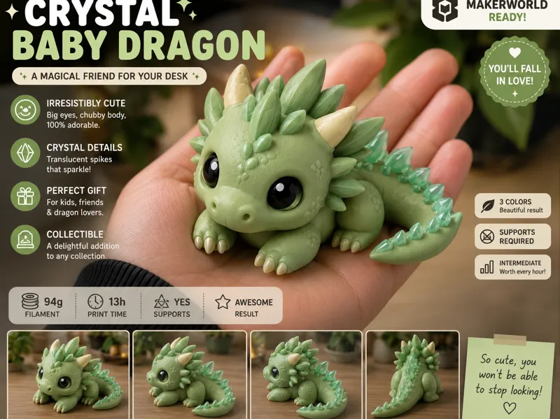 Crystal Baby Dragon