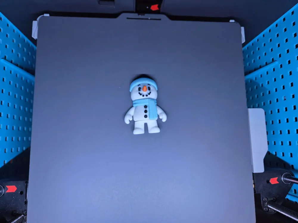 Flexi Snowman - Free 3D Print Model - MakerWorld