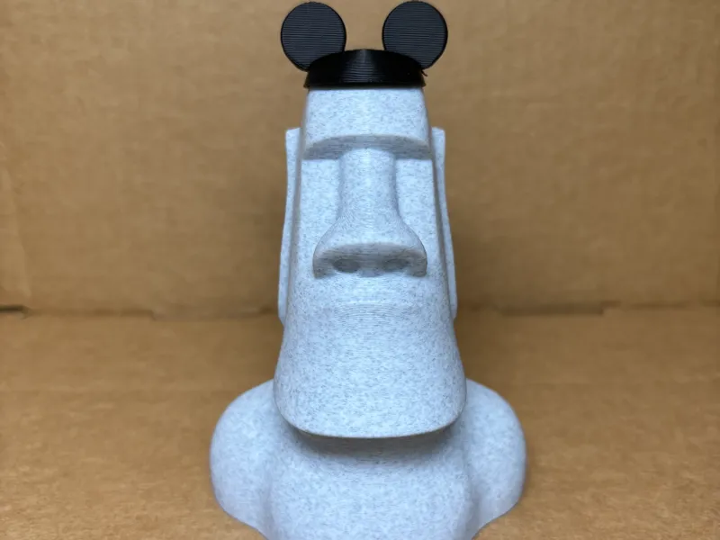 Moai Statue (no supports) with Mickey ears!