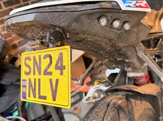 Number plate bracket for Camera