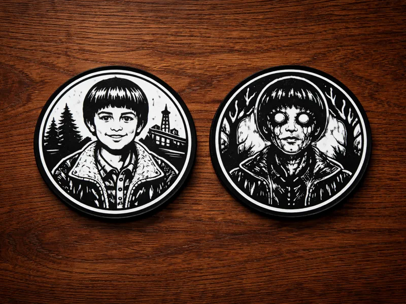 Stranger Things: Reversible Coaster Will