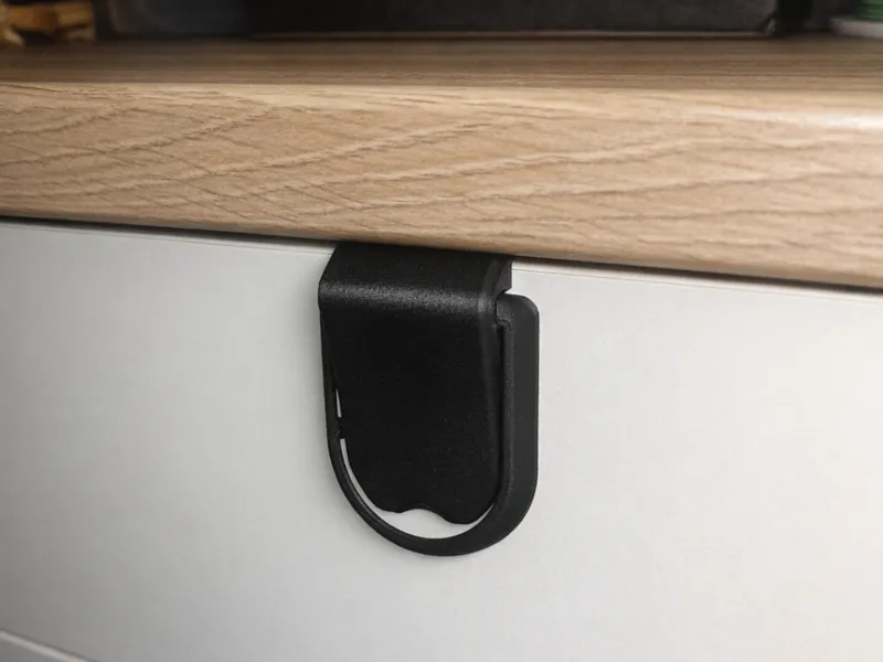 Flush Fold-Flat Handle for 16mm IKEA Cabinets