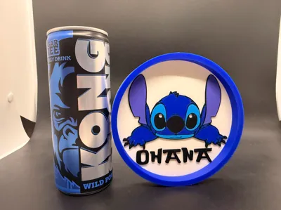 Stitch Ohana Coaster