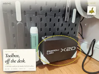 P2S/X2D Toolbox · SKÅDIS cradle