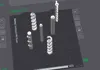 Version 2 with all objects on the same table