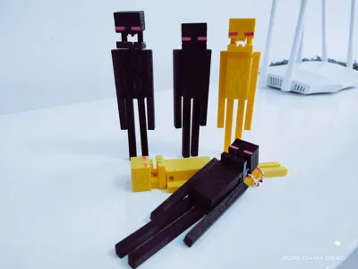Minecraft Print in Place Articulated Jaw Enderman