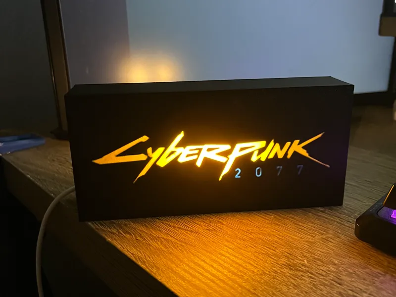 Cyberpunk lightbox lamp kit 001