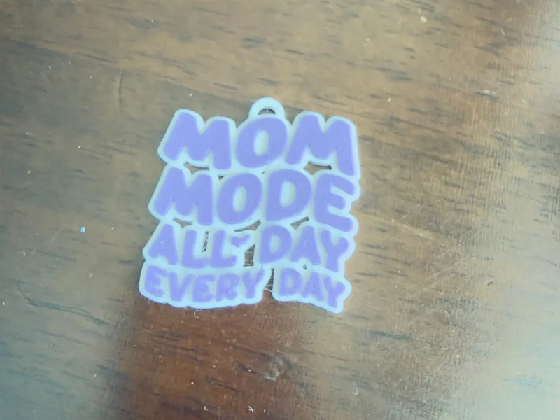Mom mode keychain
