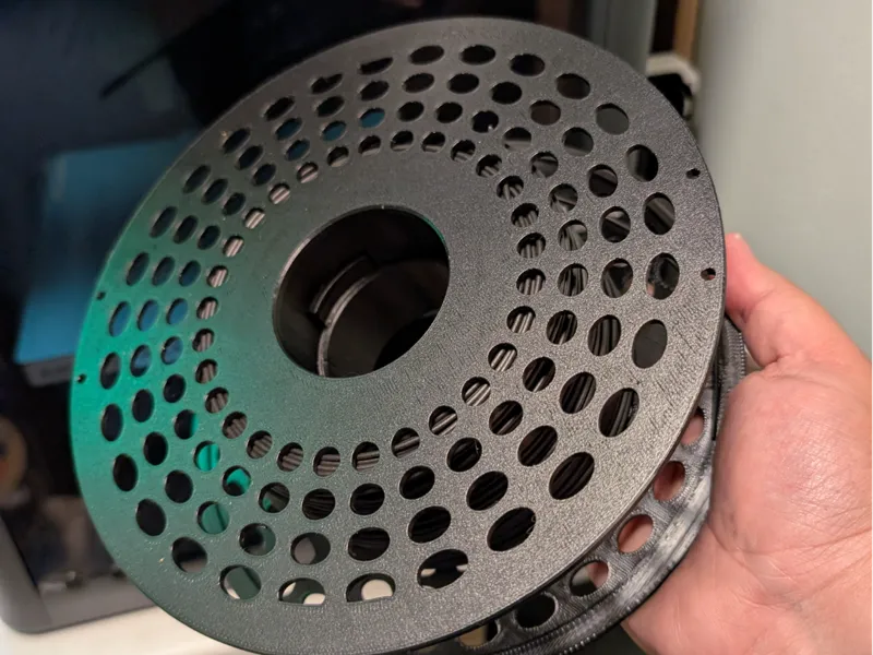 Bambu Lab Resuable Spool with filament clip