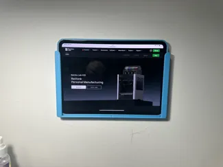 Apple iPad wall holder 