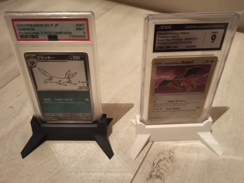 PSA, CGC TCG slab display stand