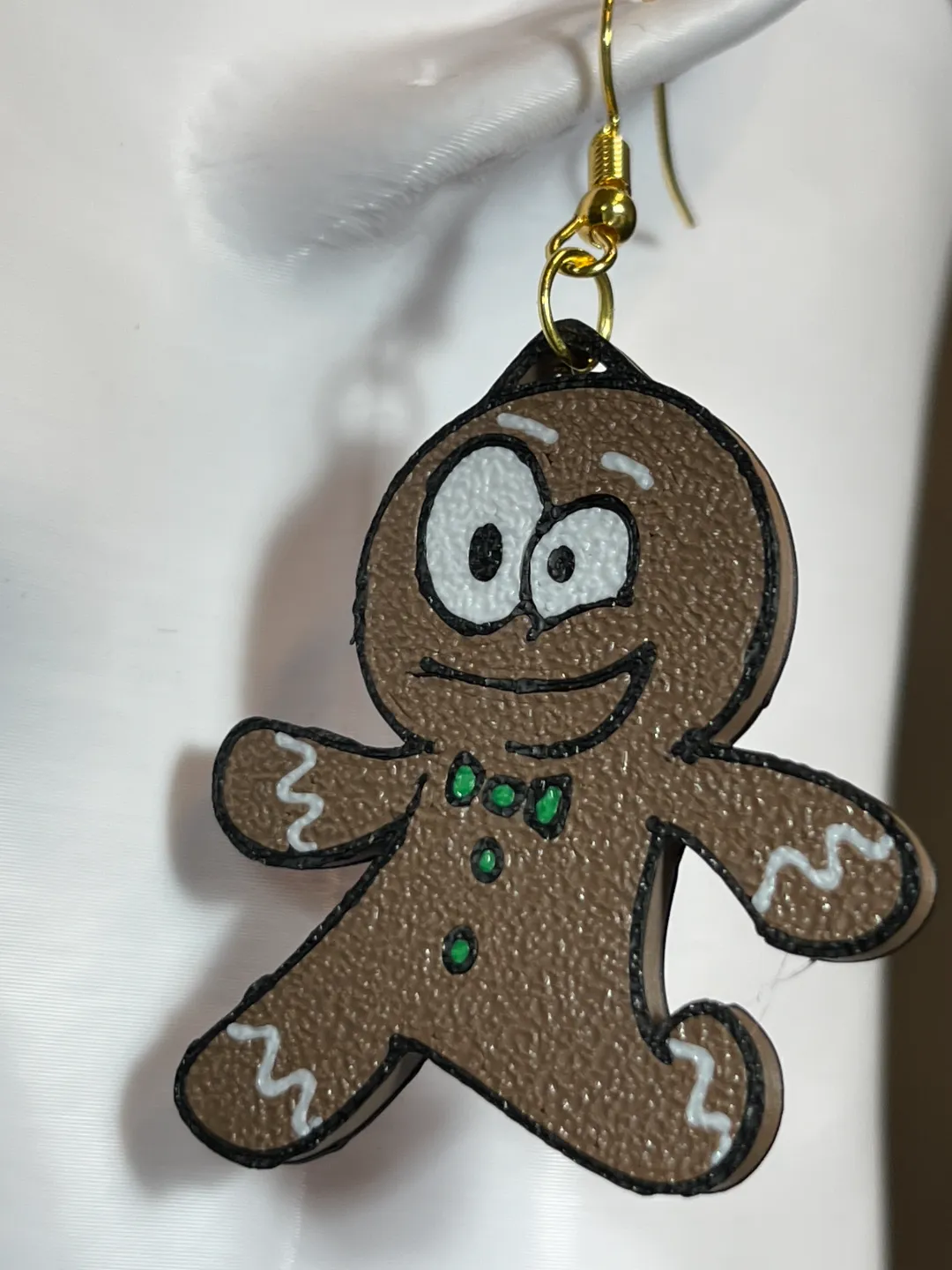 Gingerbread Man Earrings view 4