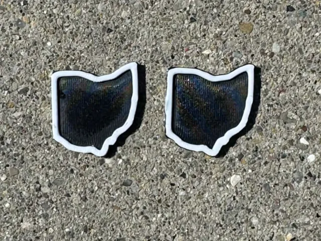 State of Ohio stud earrings