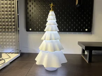 Christmas tree lamp - vase mode shade