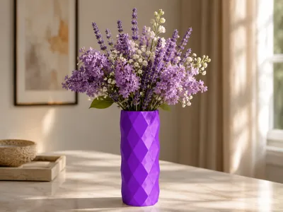 Low Poly Diamond Vase
