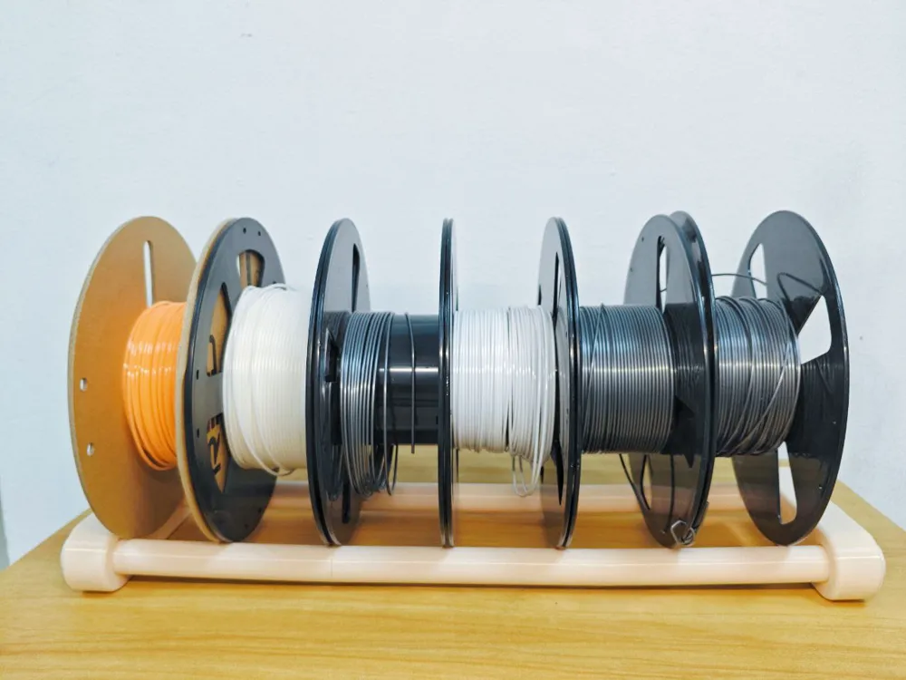 Sturdy Filament Spool Rack Fully Printable - Free 3D Print Model ...