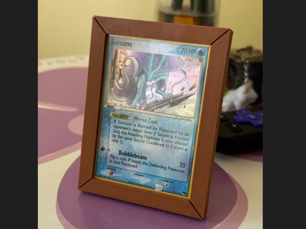 Frame for Trading Card