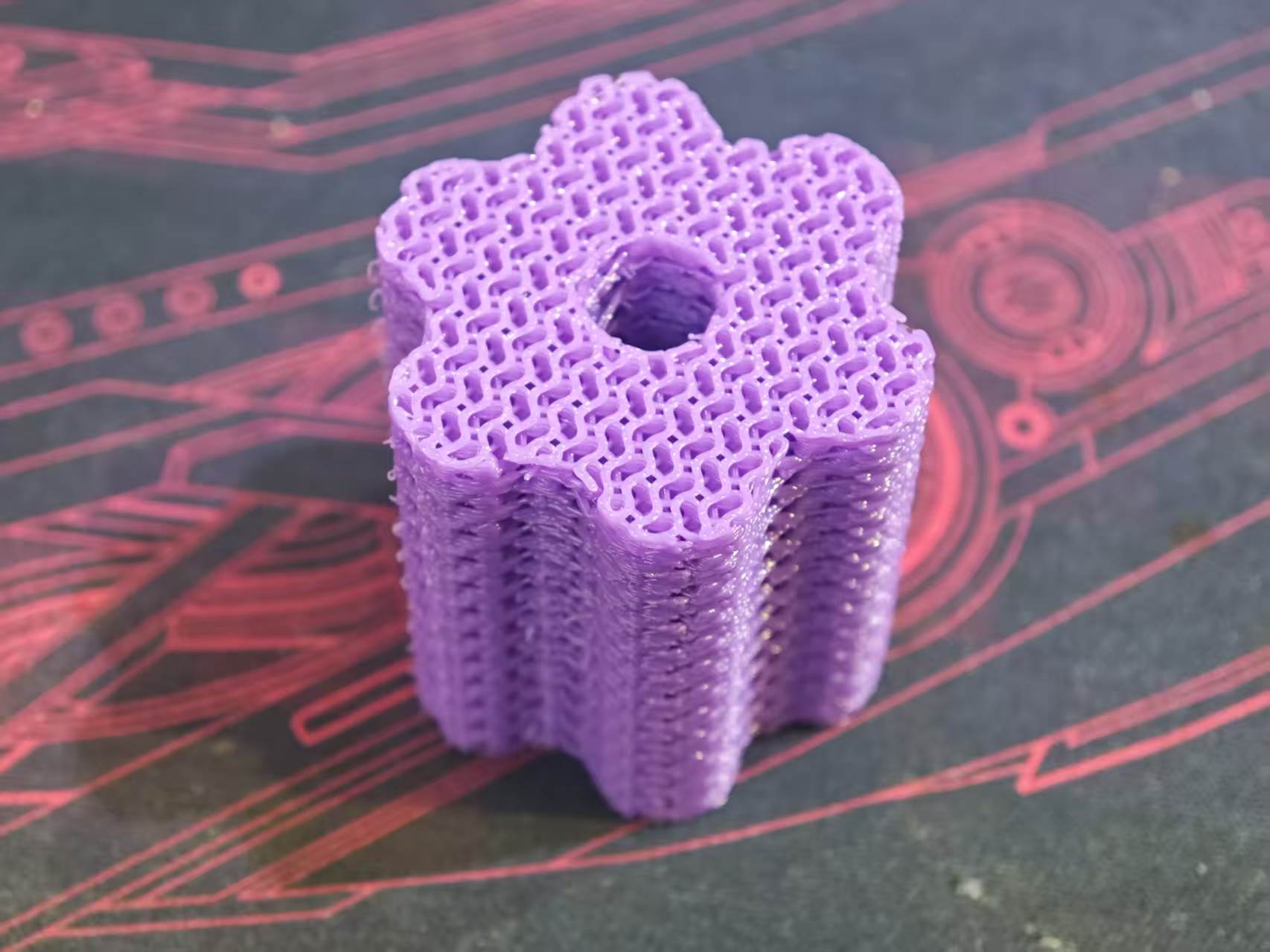 Miniatura 2 do modelo 3D 鱼缸硝化细菌生物菌巢（蜂窝生物菌巢）