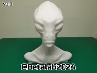 Buste d'alien à peindre — photo 2