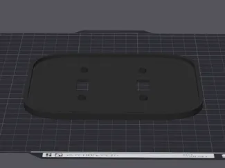 Light Switch Plate Cover with Rounded Edges