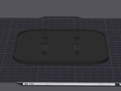Light Switch Plate Cover with Rounded Edges