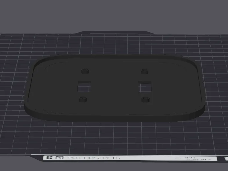 Light Switch Plate Cover with Rounded Edges