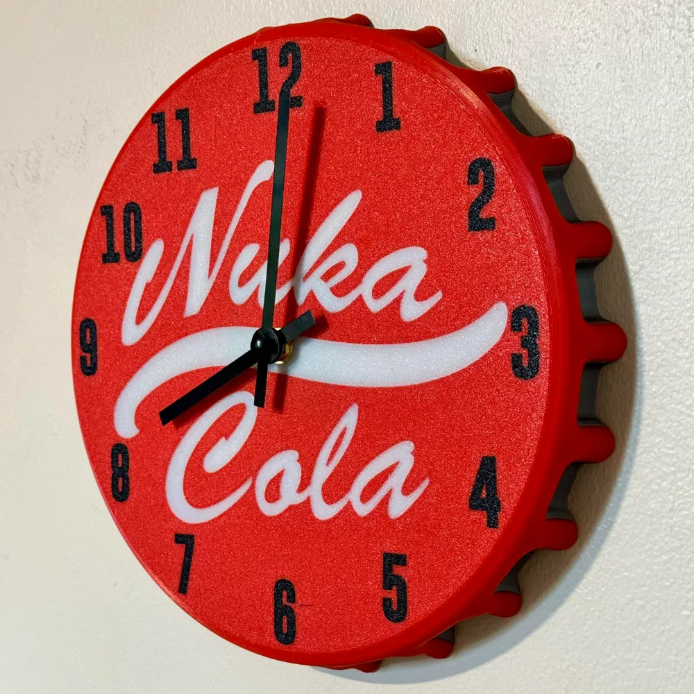 Nuka Cola Bottle Cap Clock by Faran3D MakerWorld