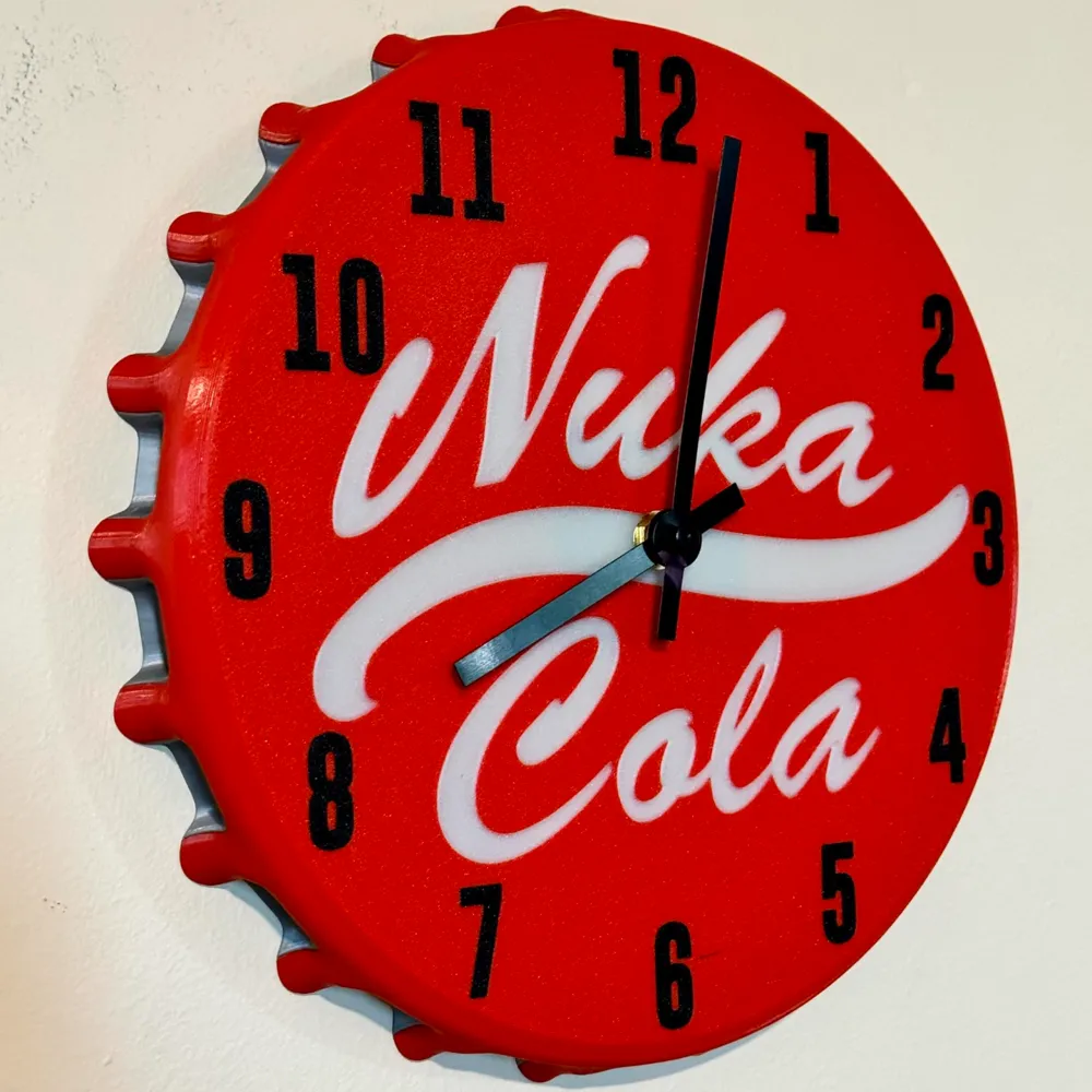 Nuka Cola Bottle Cap Clock by Faran3D MakerWorld