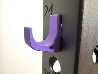 Accessory Storage Hook for 1 inch Weight Racks