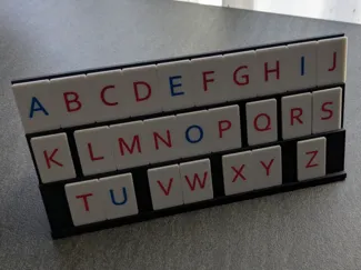 Alphabet Letter Tiles with Stand (English set)