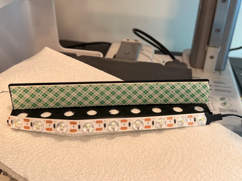 A1 Mini Biqu Panda Lux LED Kit Mounting Rail